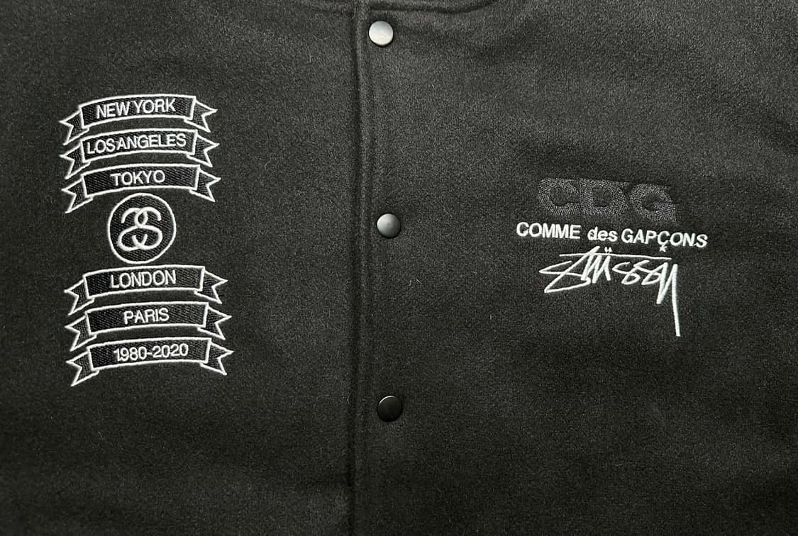 스투시 X CDG 콜라보 바시티 자켓 XL 상품이미지4