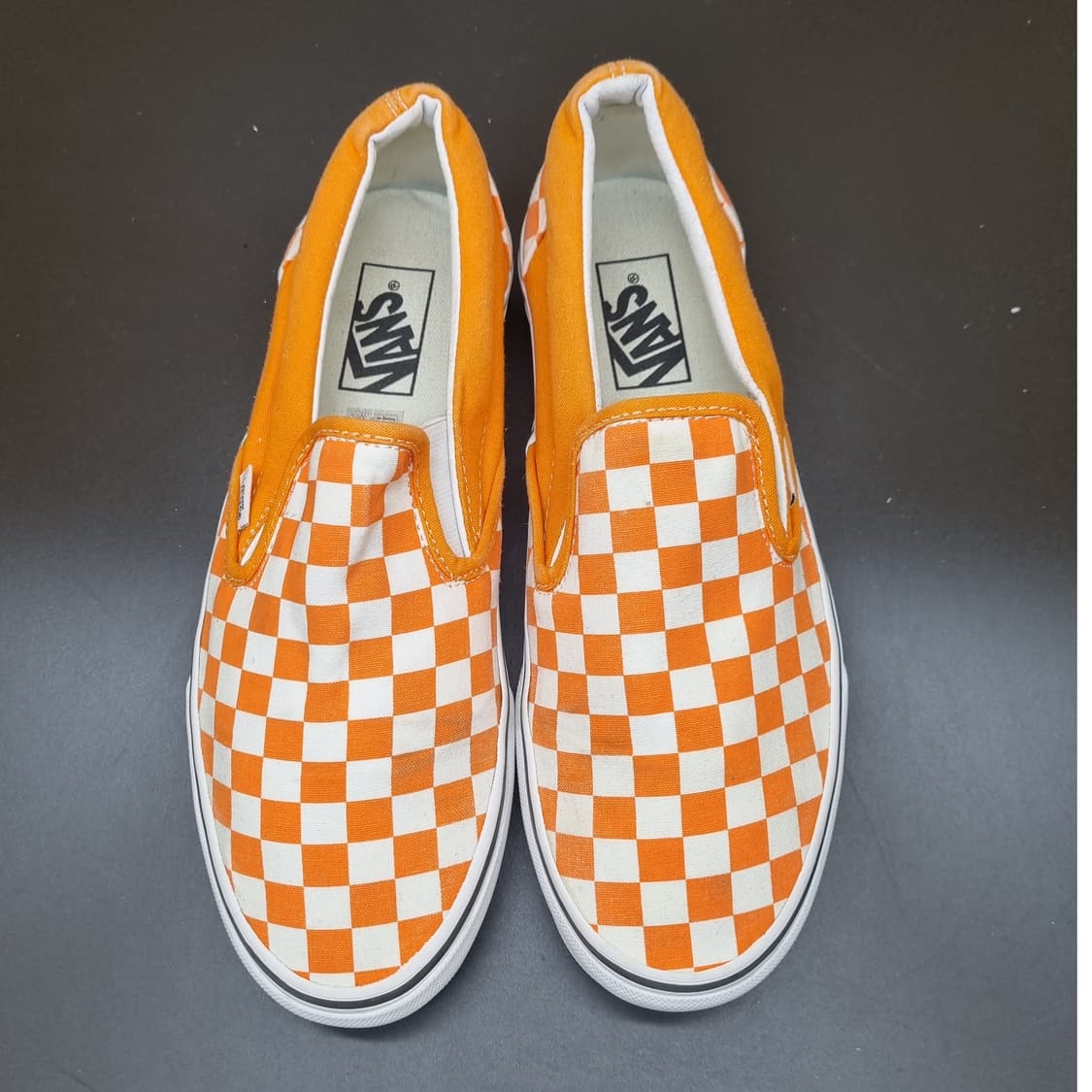반스 체커보드 오렌지 남성슬립온270  상품이미지2