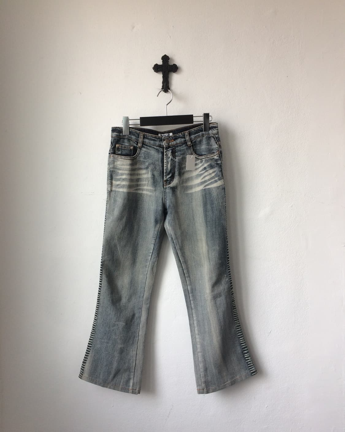 Side stitch point washing pants 상품이미지2