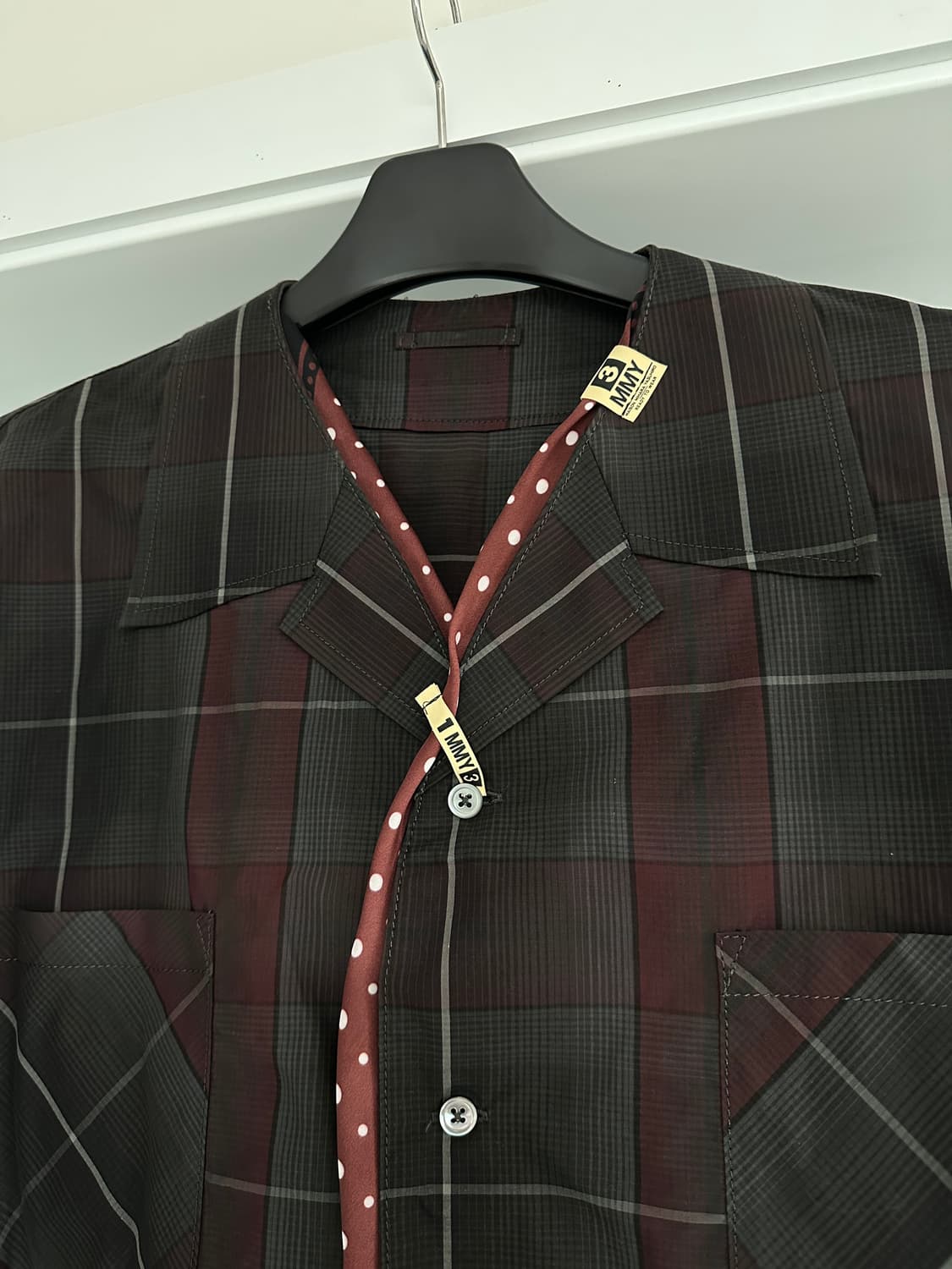 미하라야스히로 옴브레 셔츠 48사이즈 상품이미지4