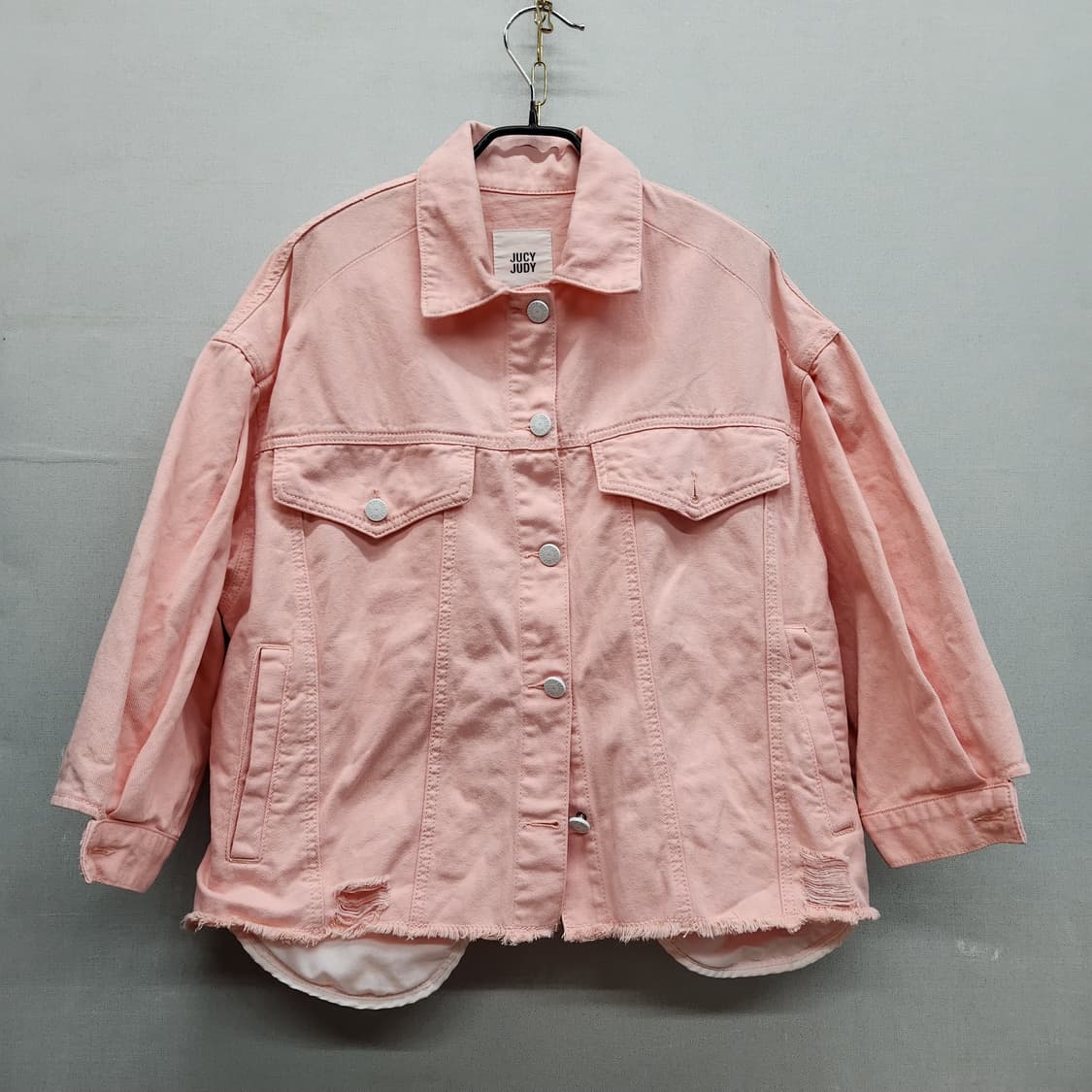 쥬시쥬디 백로고 웨스턴 데님자켓 80(L) 상품이미지1