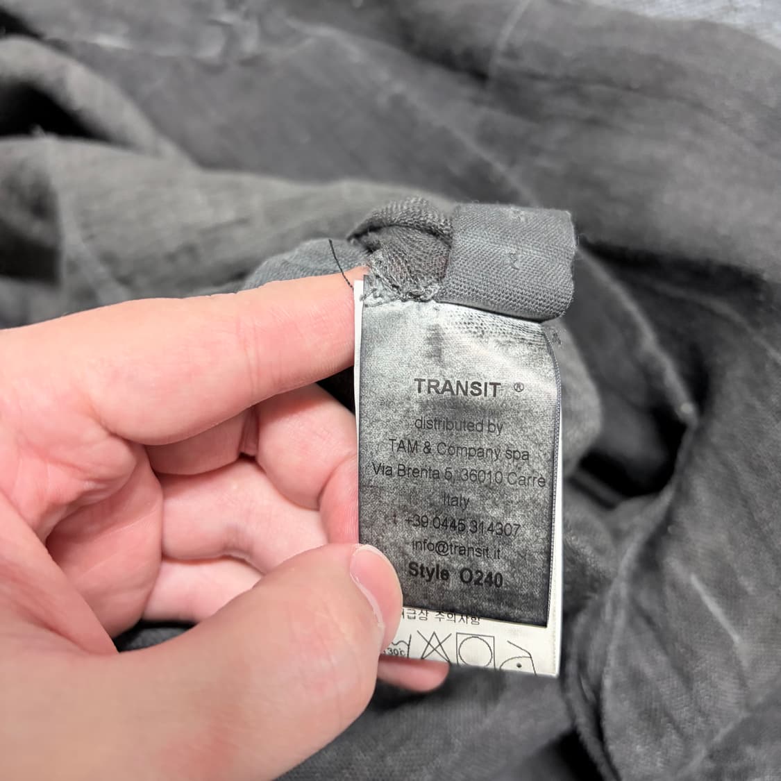 트랜짓 우오모 린넨 자켓 상품이미지5
