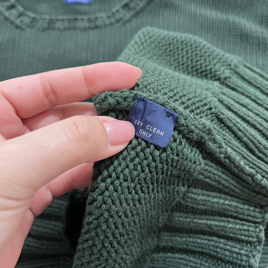 [정품] 폴로 딥그린 성조기 짜임 니트 [ L ] 상품이미지7