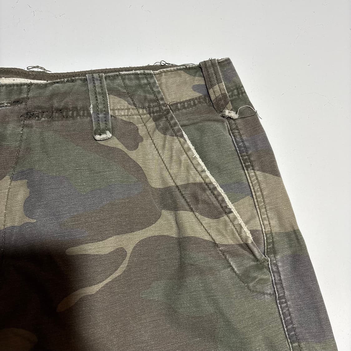 Hco1922 빈티지 카모 카고 반바지  상품이미지4