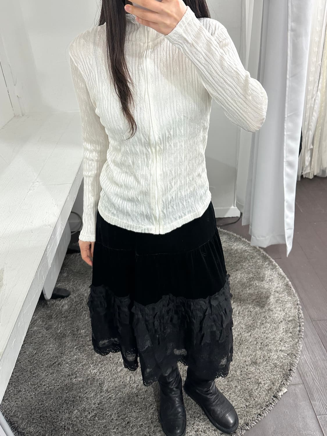 white hood zipup 상품이미지3