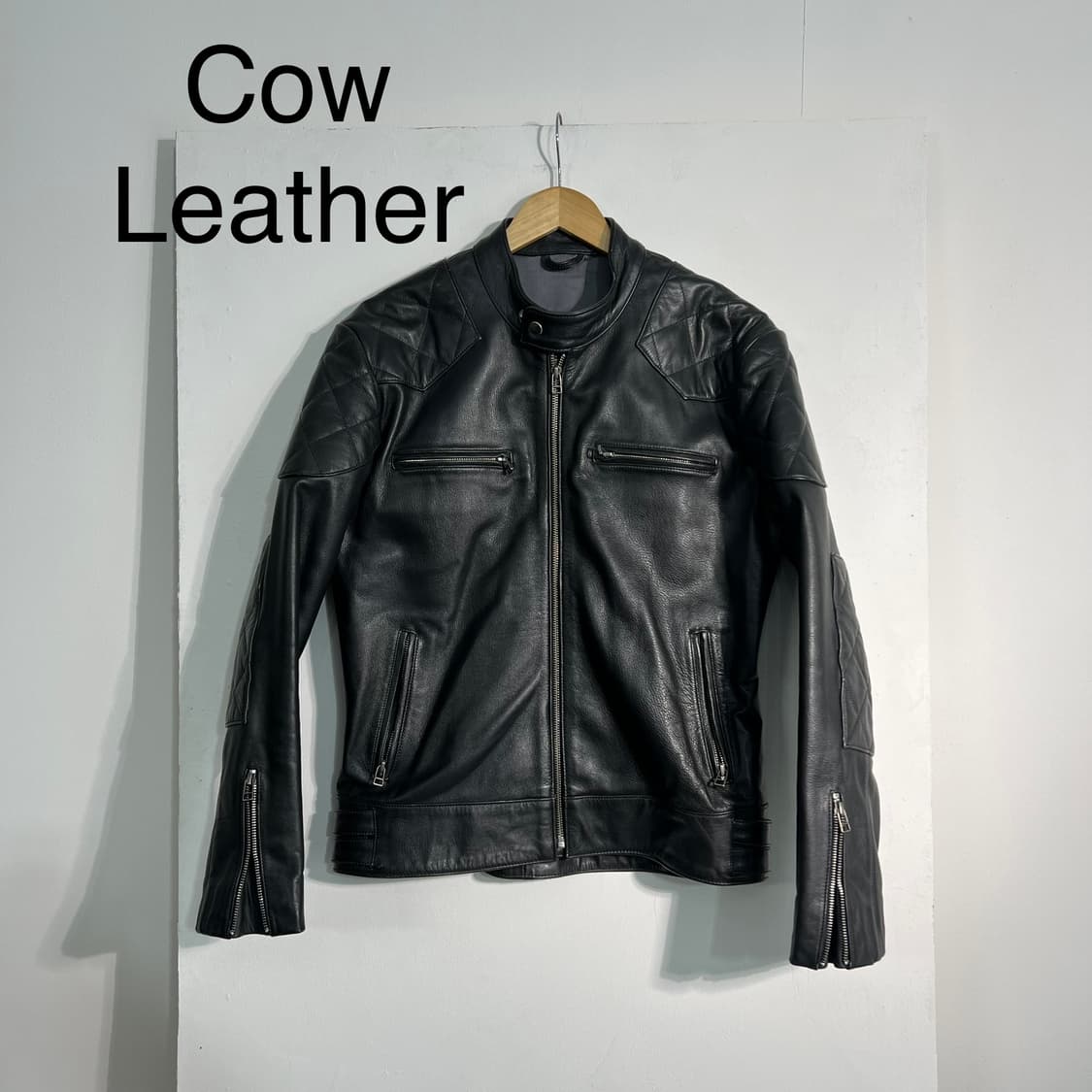 소가죽 라이더자켓 가죽자켓 상품이미지1