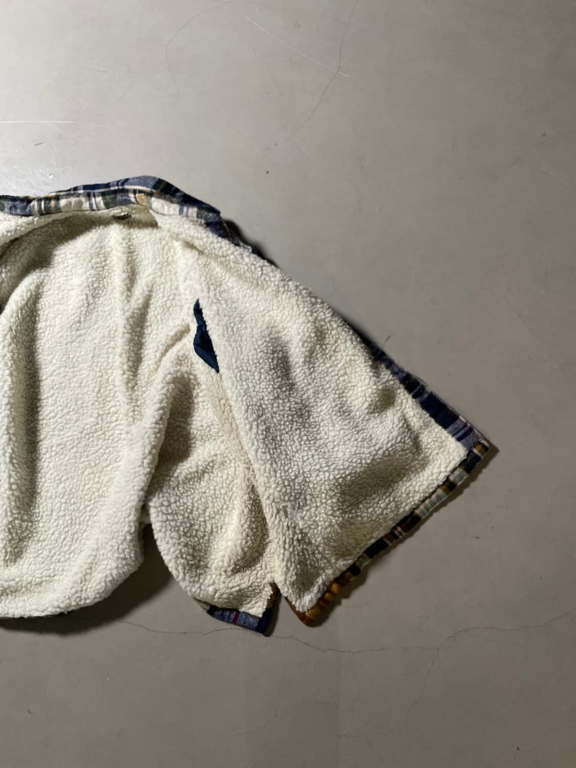 H•d Plaid Sherpa Lined Rework Jacket 상품이미지4