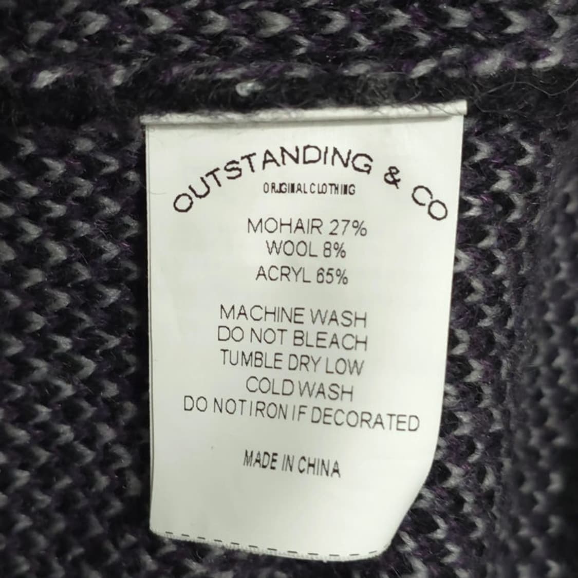 100~105 Outstanding 아웃스탠딩 모헤어 가디건 상품이미지7