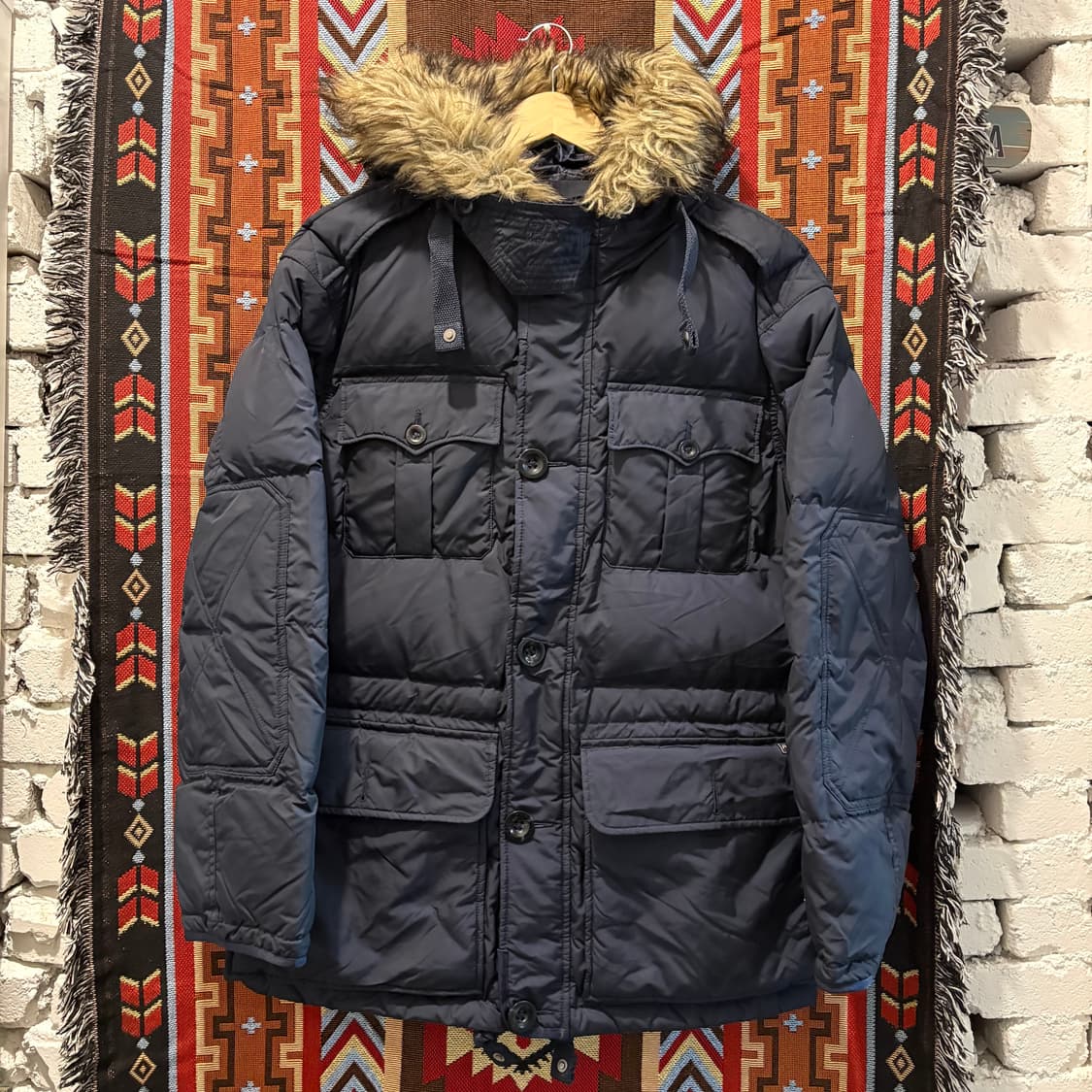 폴로 랄프로렌 빈티지 덕 다운 퍼 후드 패딩자켓 상품이미지1