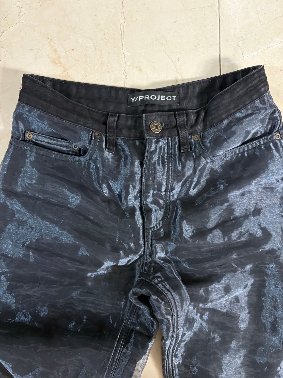 Y/Project FW18 Organza Layered Jeans 상품이미지4