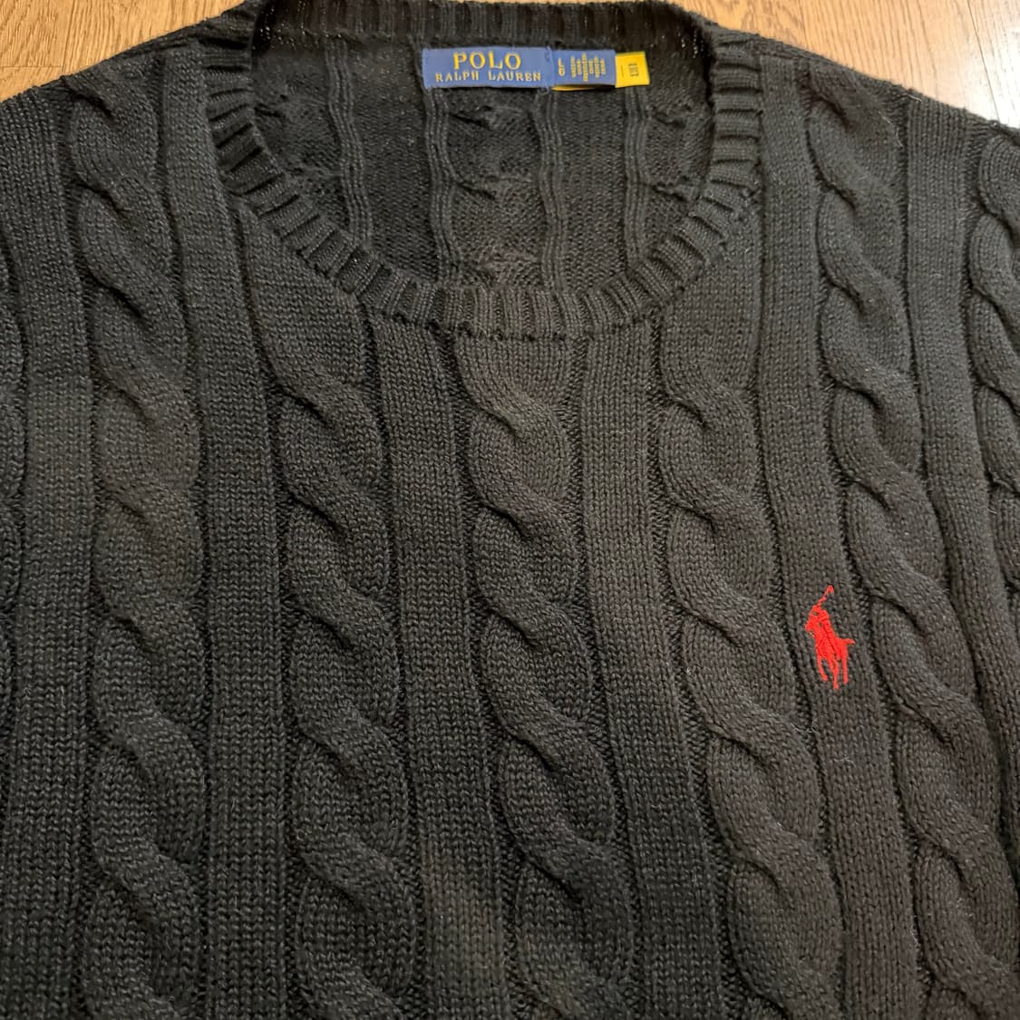 폴로 랄프로렌 Bk 케이블 울 니트  상품이미지3