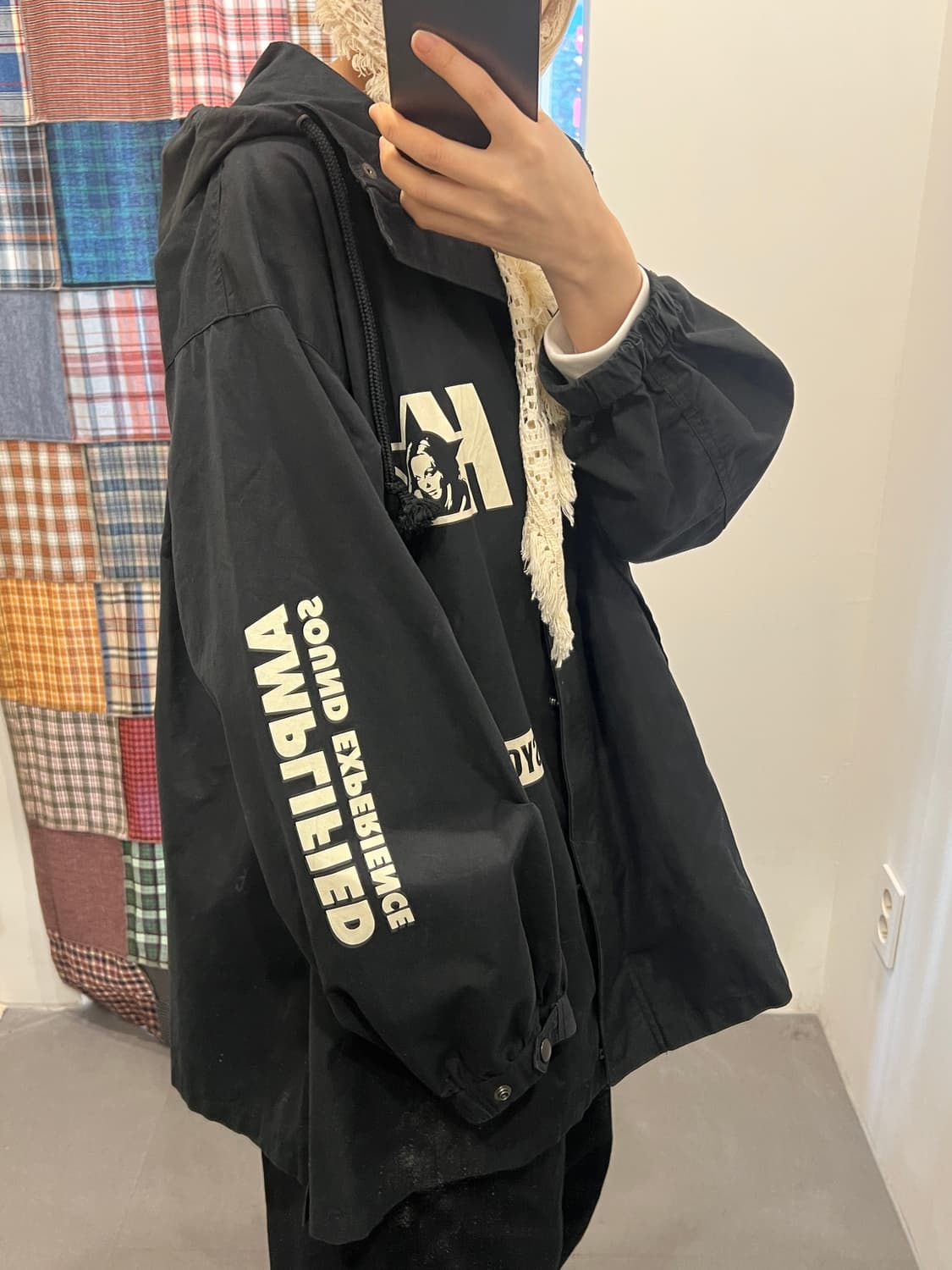 히스테릭글래머 프릴 후드 야상 상품이미지5