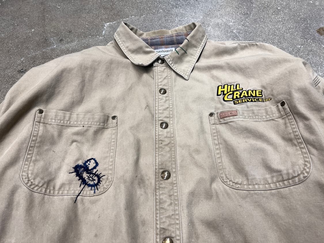 Handmade 칼하트 워크 스냅 자켓 상품이미지3