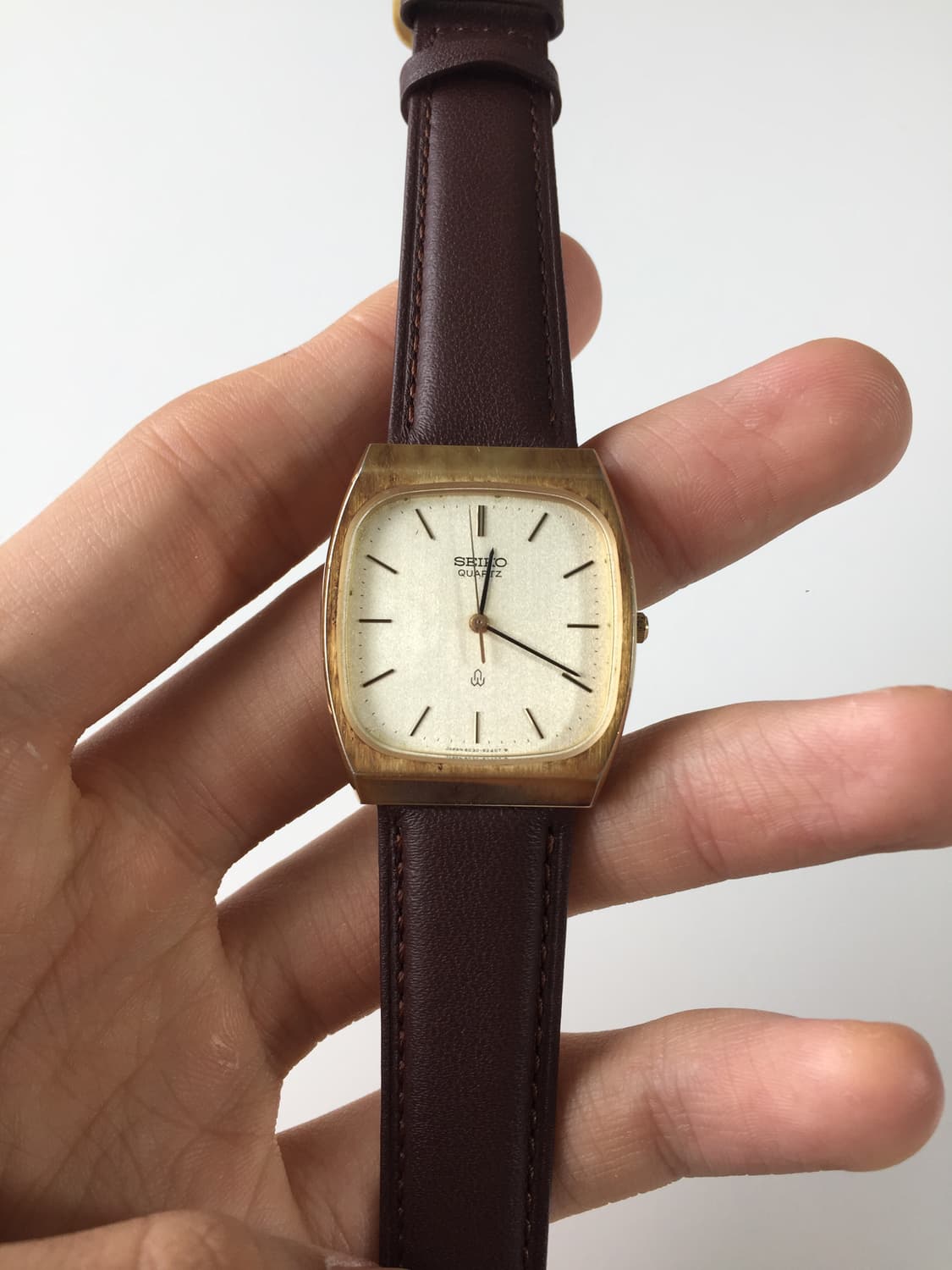 80s seiko vintage gold square quartz 상품이미지2