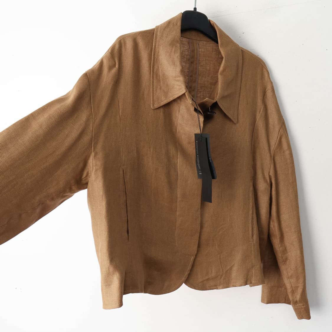 66/새상품 더엣지 린넨 자켓 상품이미지5