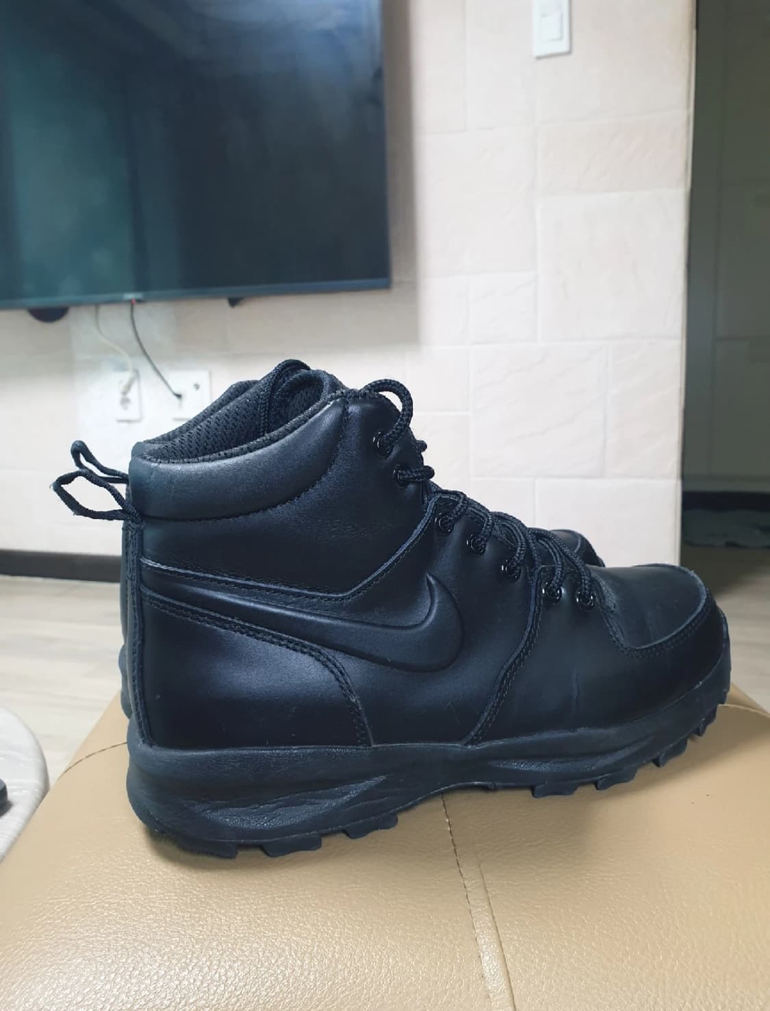 나이키 마노아 레더 블랙 상품이미지2