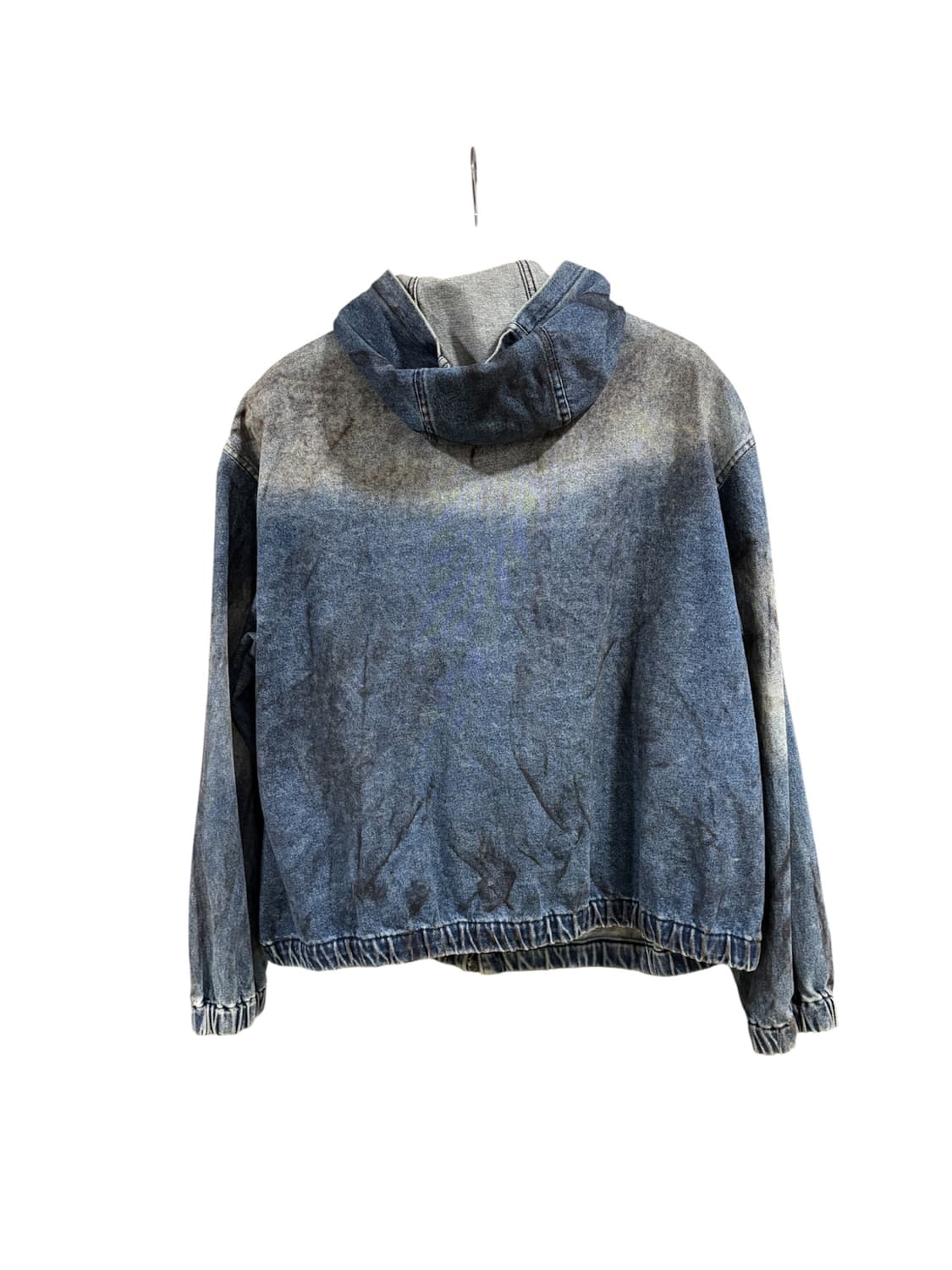 더티워싱 후드 블루 상품이미지3