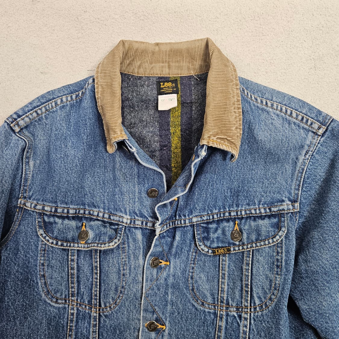 80s Lee 스톰라이더 데님 자켓 상품이미지4