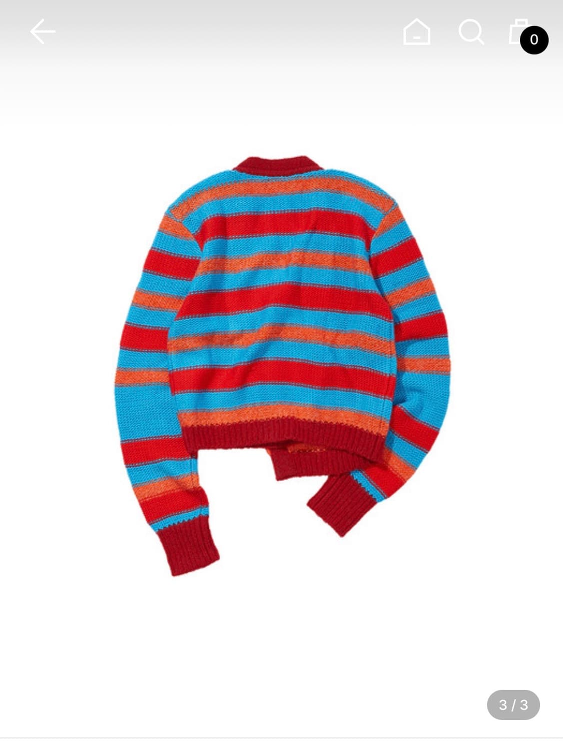 앤더슨벨 마르타 스트라이프 가디건 s 상품이미지2