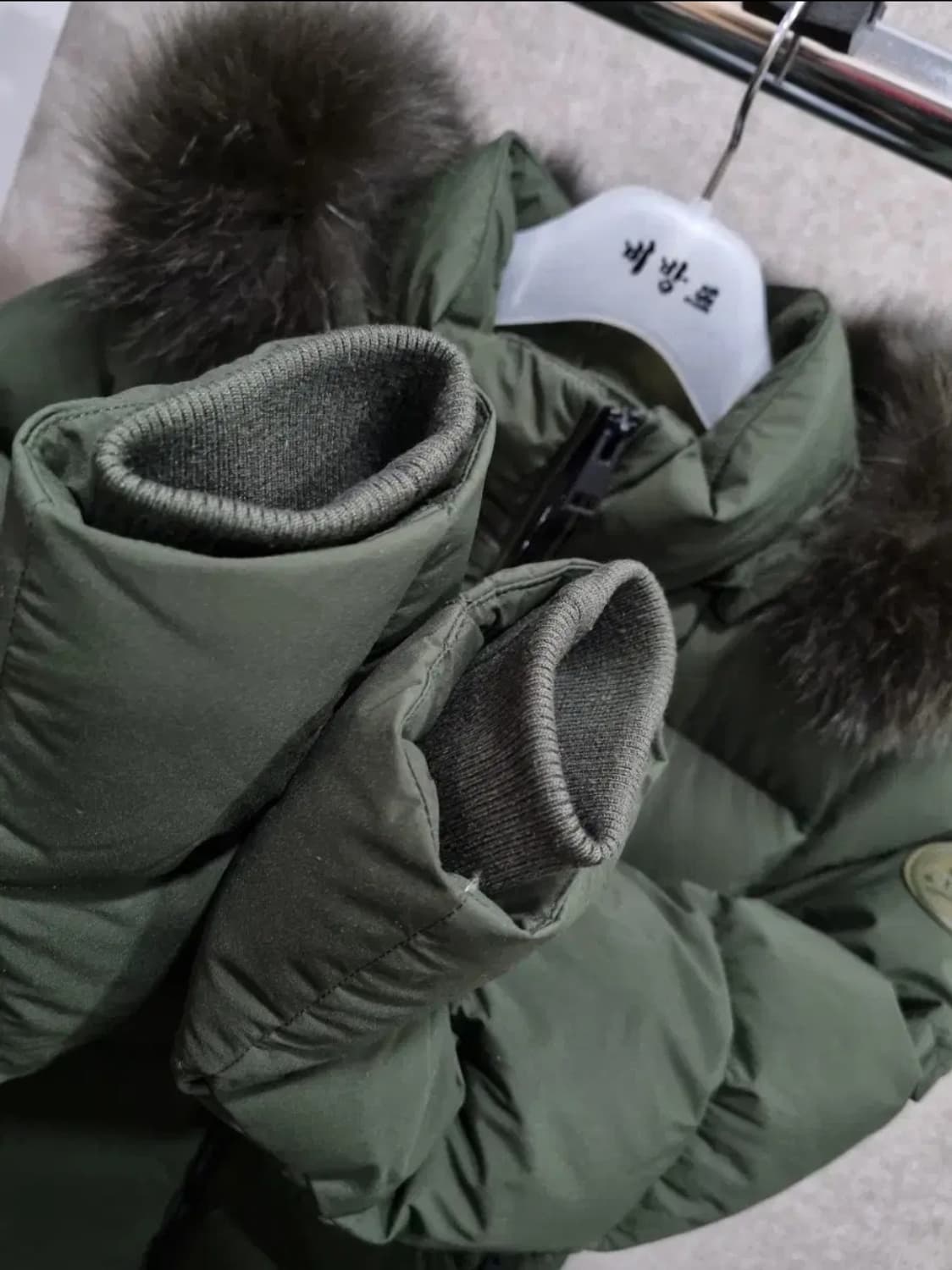 여성 S 아이더 구스다운 패딩 상품이미지6