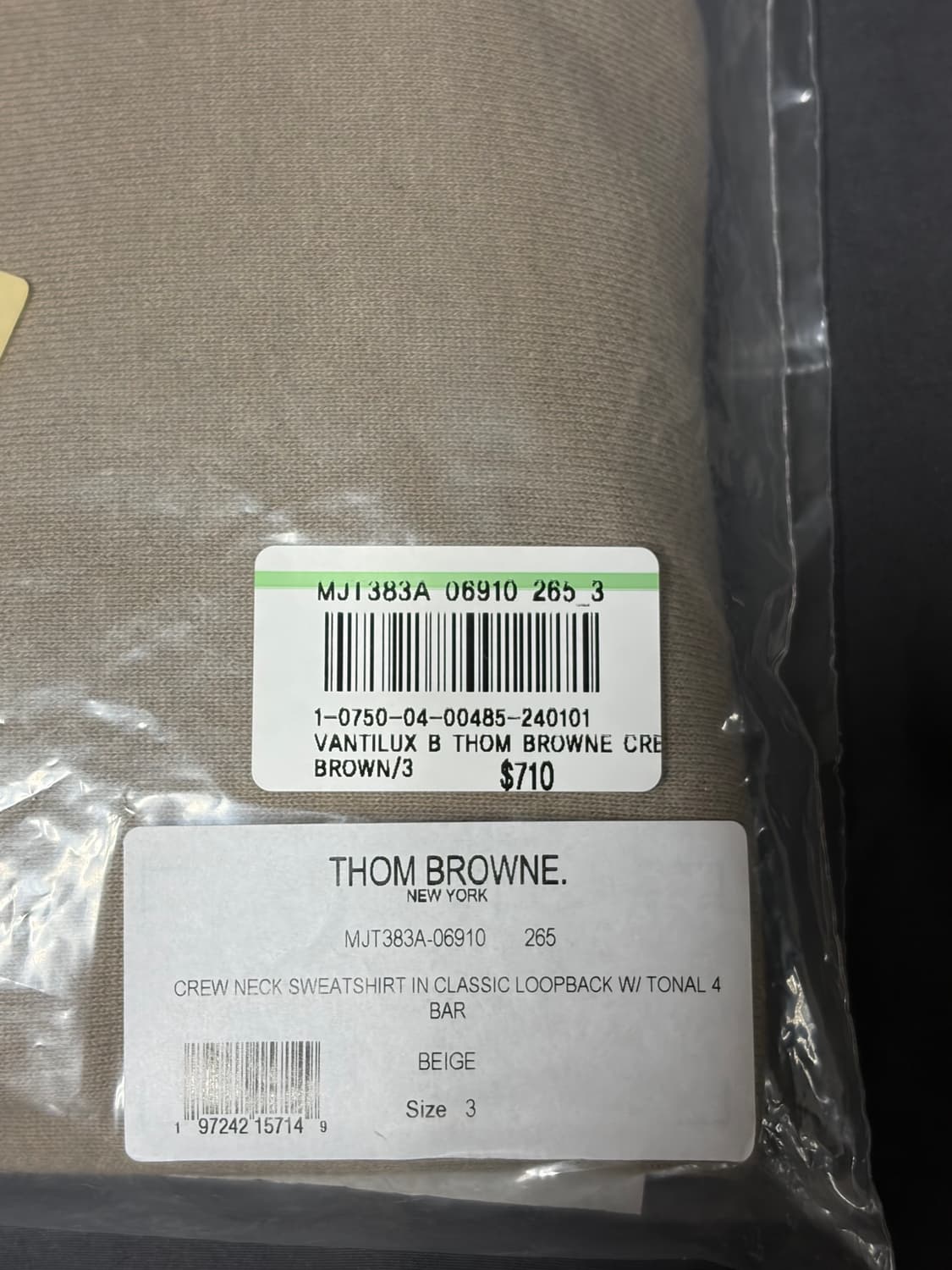 스트라이프 클래식 루프백 저지 맨투맨 3 상품이미지9