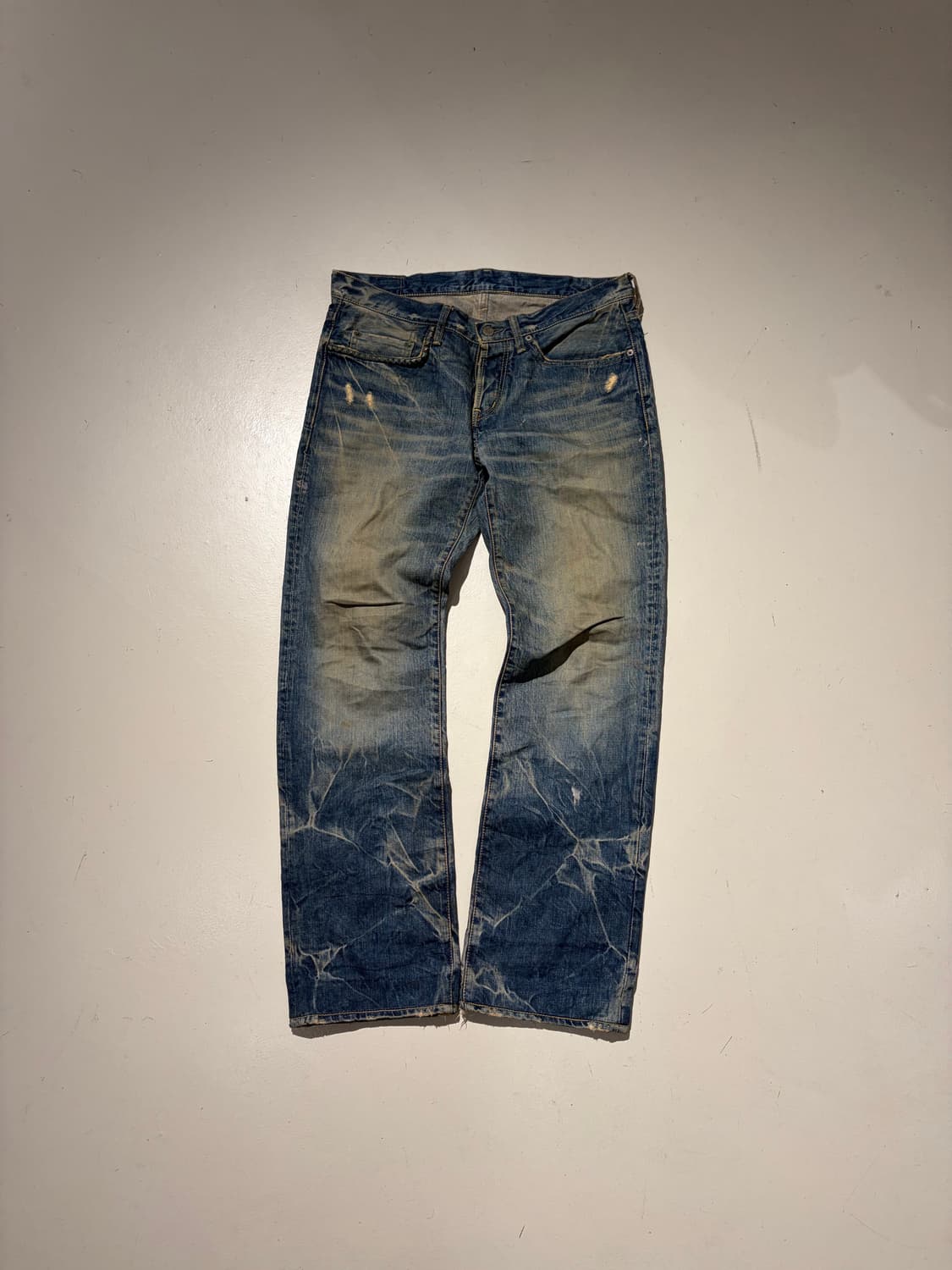 00s Hysteric Glamour 펑크 디스트로이드 데님 34 상품이미지1