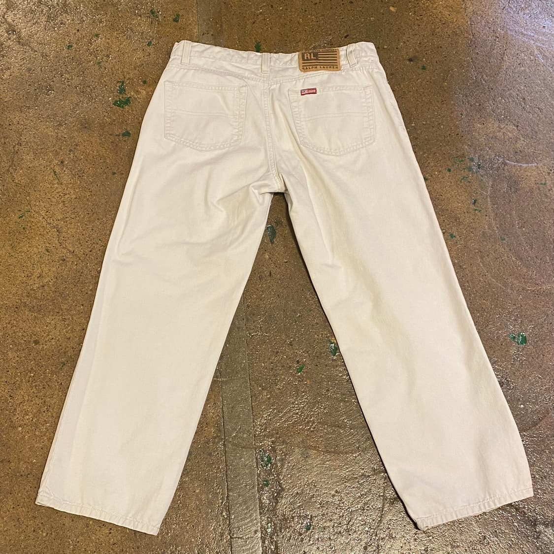 90s 미국 빈티지 폴로랄프로렌 폴로진 면바지 상품이미지4