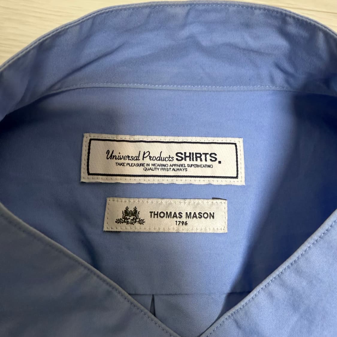 👔 UNIVERSAL PRODUCTS × THOMAS MASON 밴드칼 상품이미지3