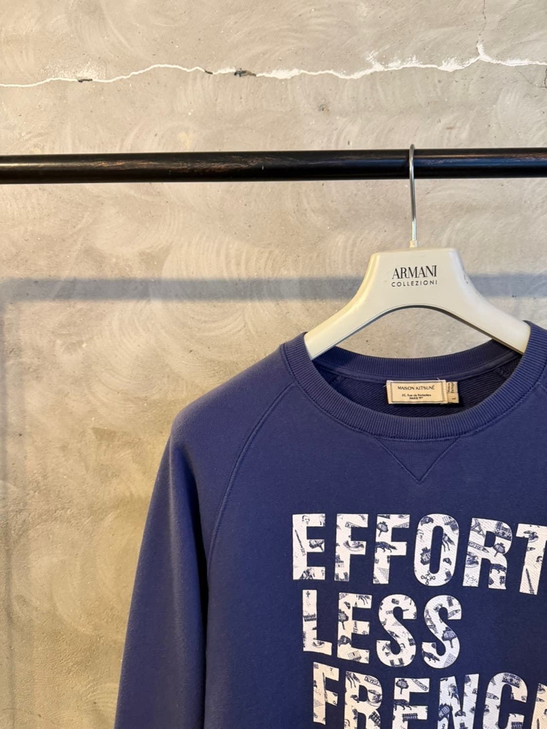 메종키츠네 레터링 맨투맨 66~77 상품이미지2