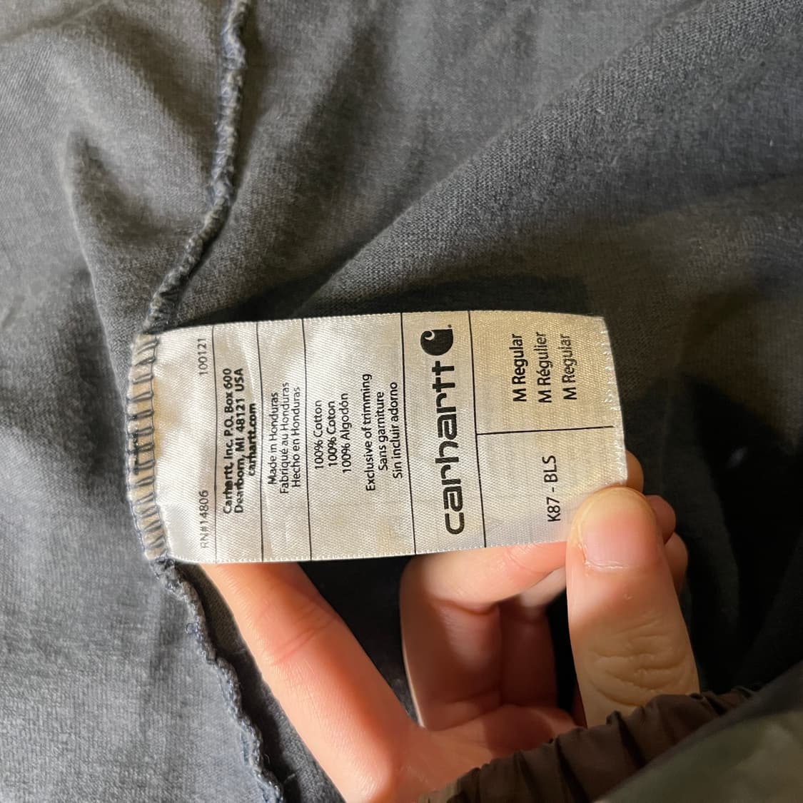 칼하트 반팔티셔츠 상품이미지6