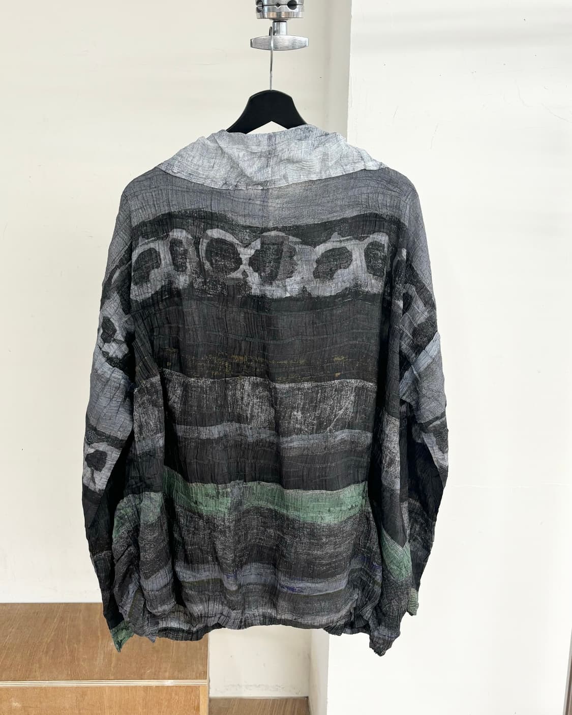 이세이 미야케 그레이 빈티지 프린팅 셔츠 상품이미지6