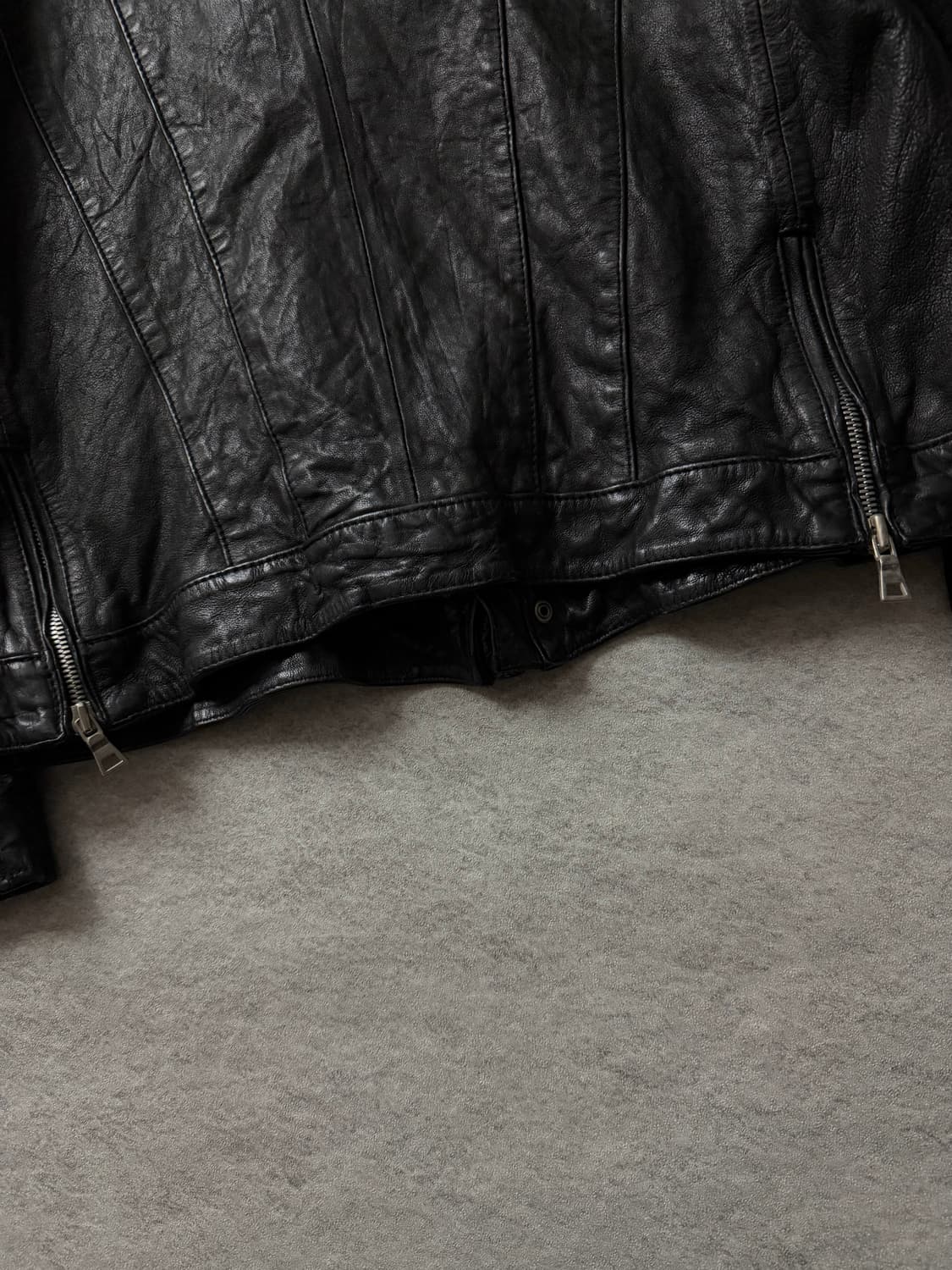 빈티지 램스킨 레더자켓  상품이미지6