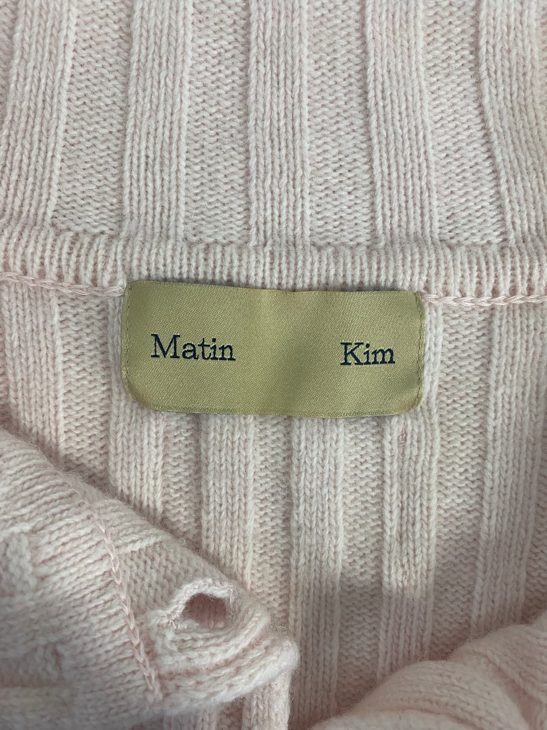 Matin Kim 마뗑킴 핑크 크롭 니트 가디건 <225> 상품이미지5