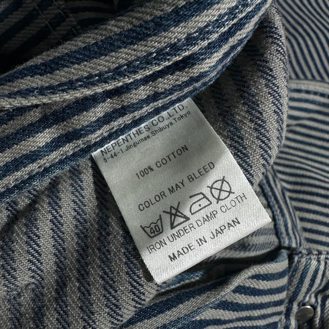 사우스 2 웨스트 8 남이서팔 히코리 스트라이프 더블니 데님 팬츠 상품이미지7