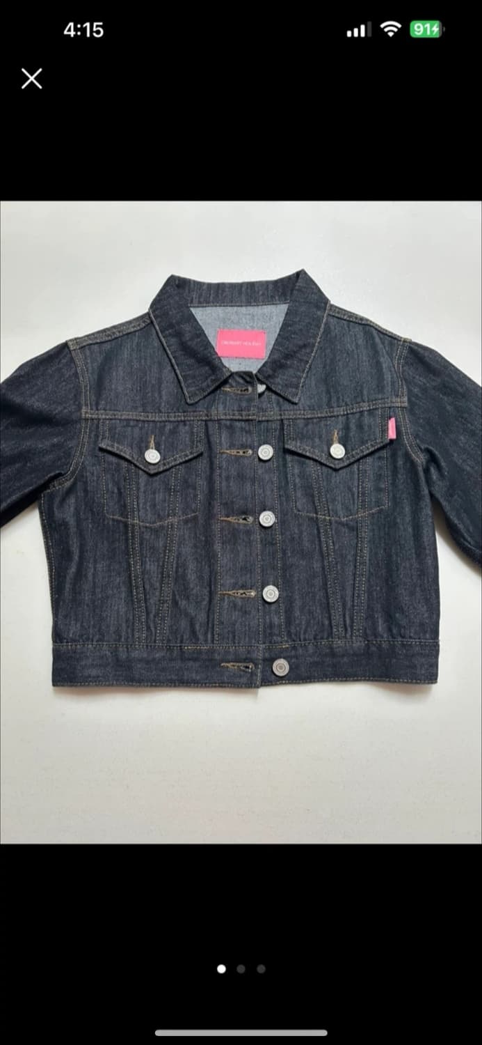 오디너리 홀리데이 크롭 청자켓 (새상품) 상품이미지1