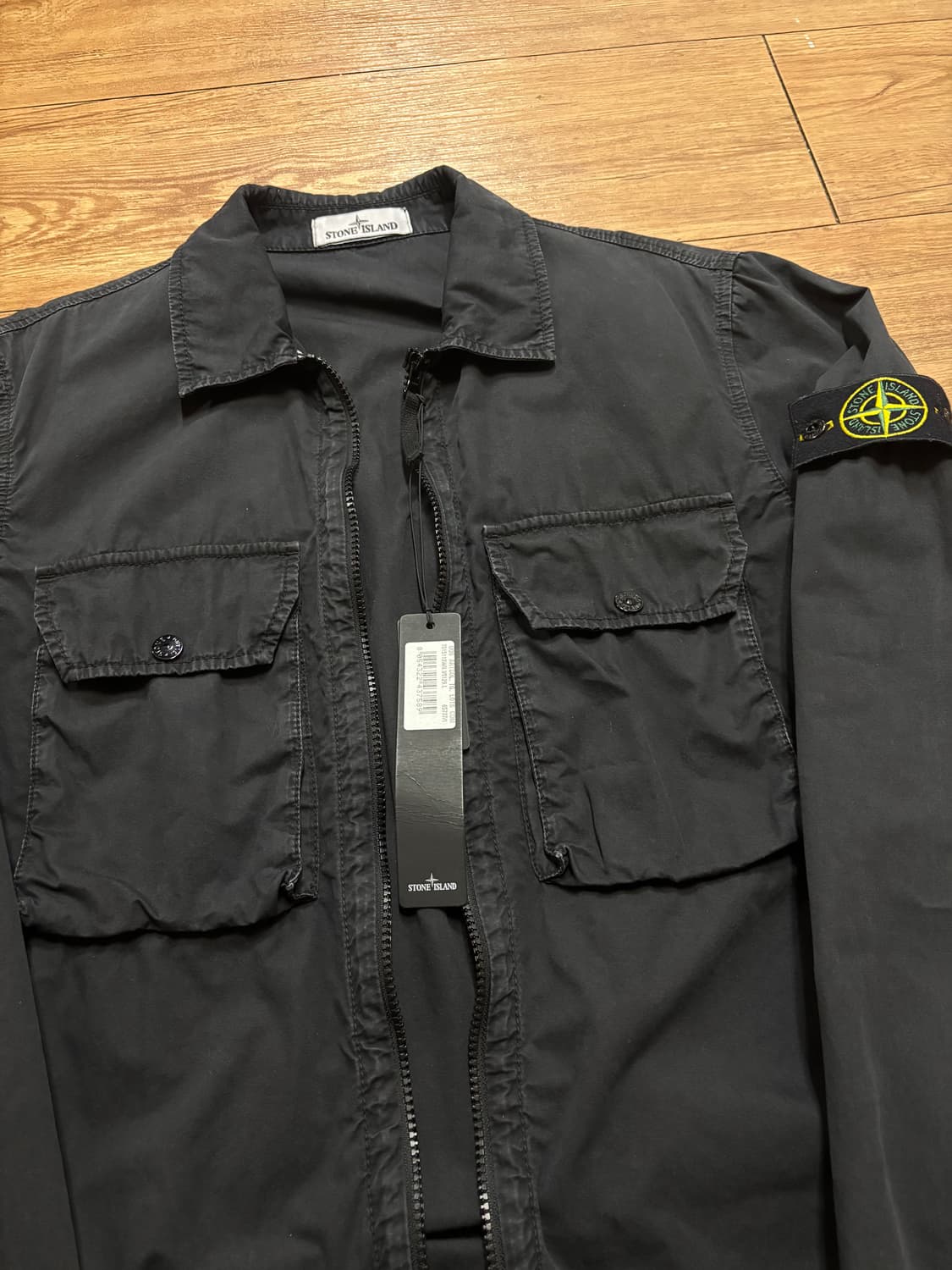 스톤아일랜드 올드이펙트 21fw 블랙 L 상품이미지2