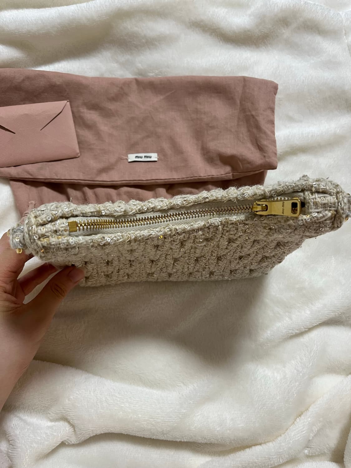 [정품] 미우미우 숄더백 크로스백 가방 백 트위드  상품이미지6