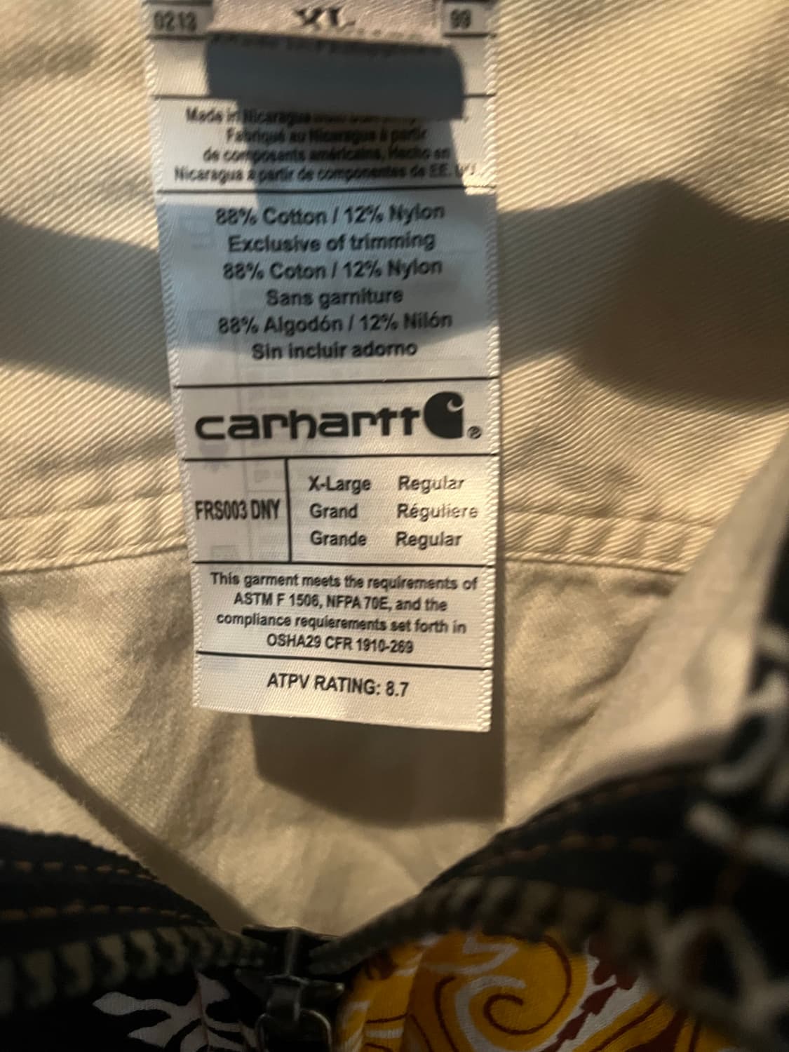 Carhartt 반다나 패치워크 자켓 XL 상품이미지3