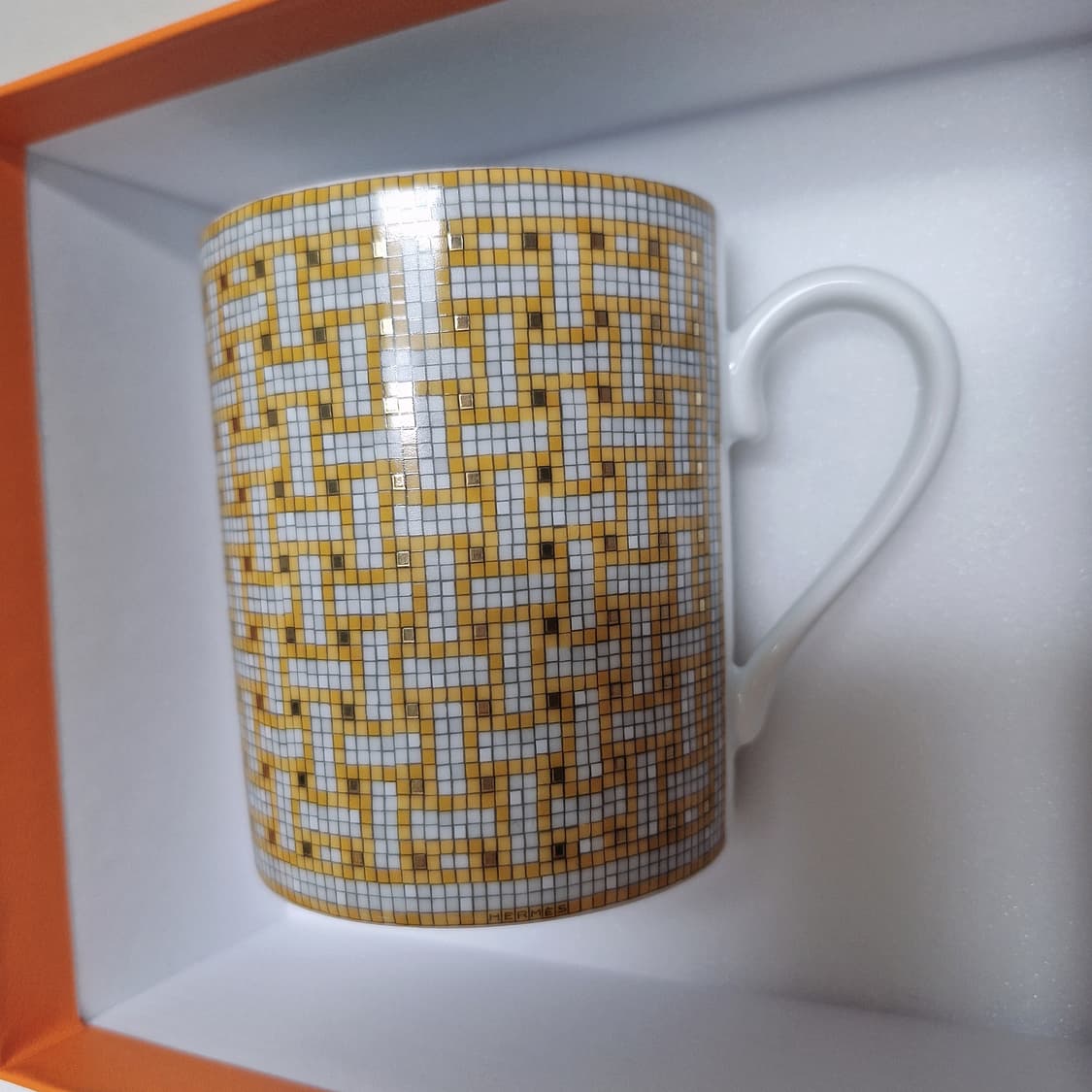에르메스 Hermes 모자이크 24 골드 머그 컵 새상품 커피컵 머그컵 상품이미지2