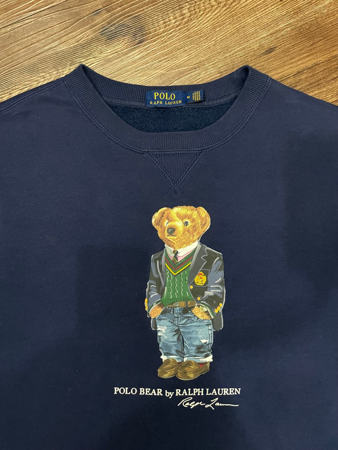 폴로 랄프로렌 베어 로고 스웻셔츠 맨투맨 네이비 상품이미지2
