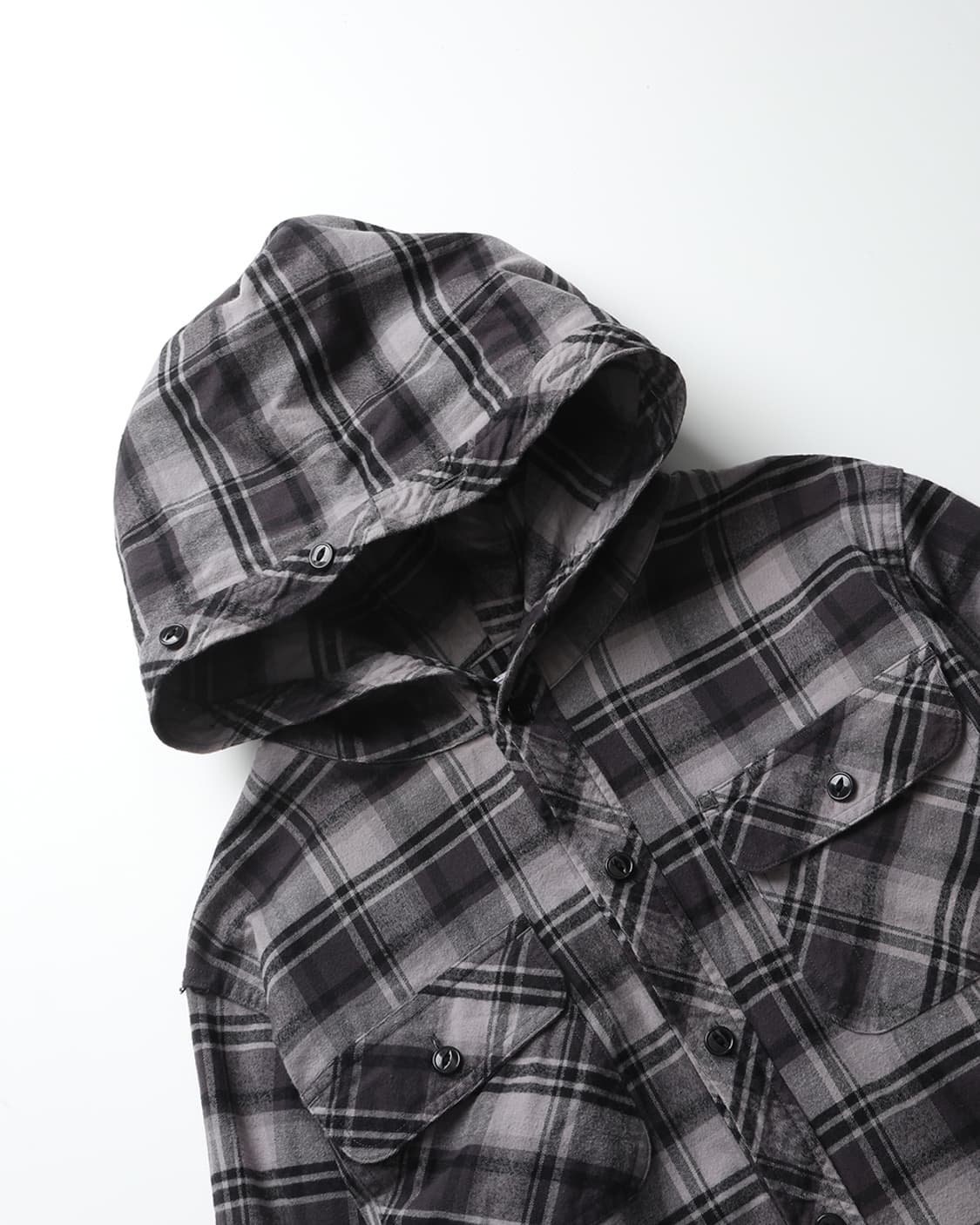 A BATHING APE Hooded Flannel Shirt 상품이미지3