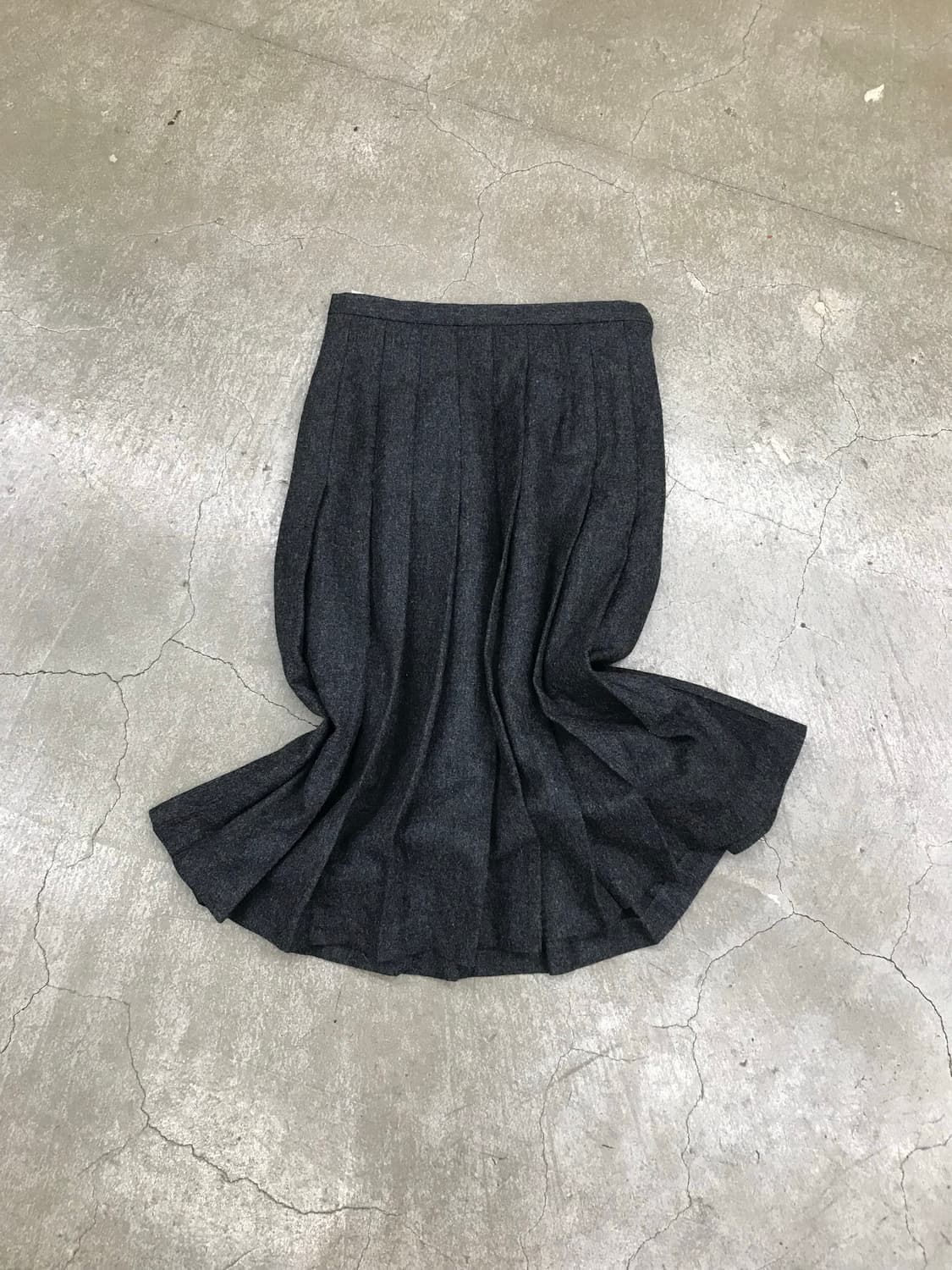 Wool pleats sk 상품이미지1