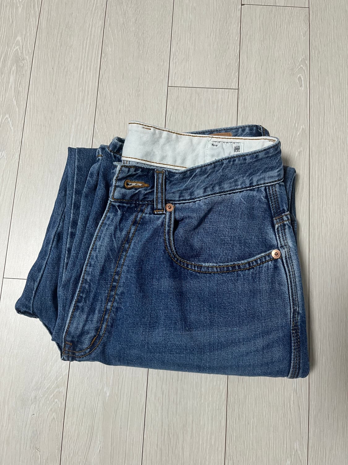 Horlisun 25ss 블루본 테이퍼드 데님 30 상품이미지1