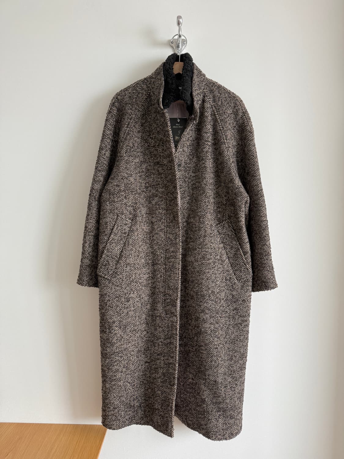 시엔느(Sienne) 울&알파카 헤링본 코트(택 달린 제품) 상품이미지1