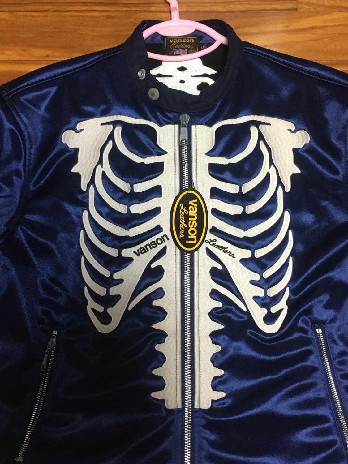 착용샷제공)벤슨레더 라이더 자켓 XXL 새상품 택달림 상품이미지6