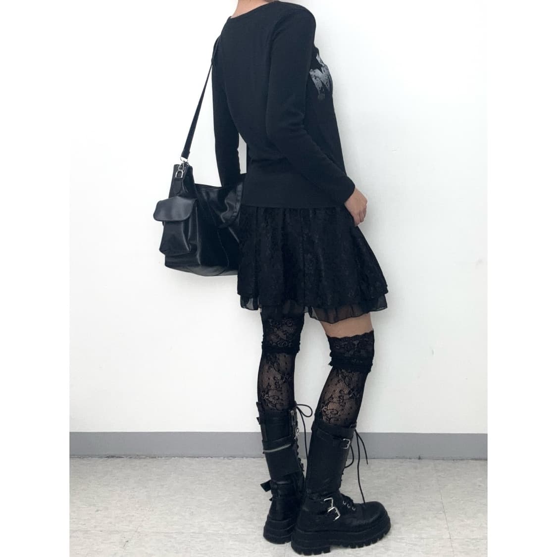 빈티지 블랙 롱슬리브 상품이미지4