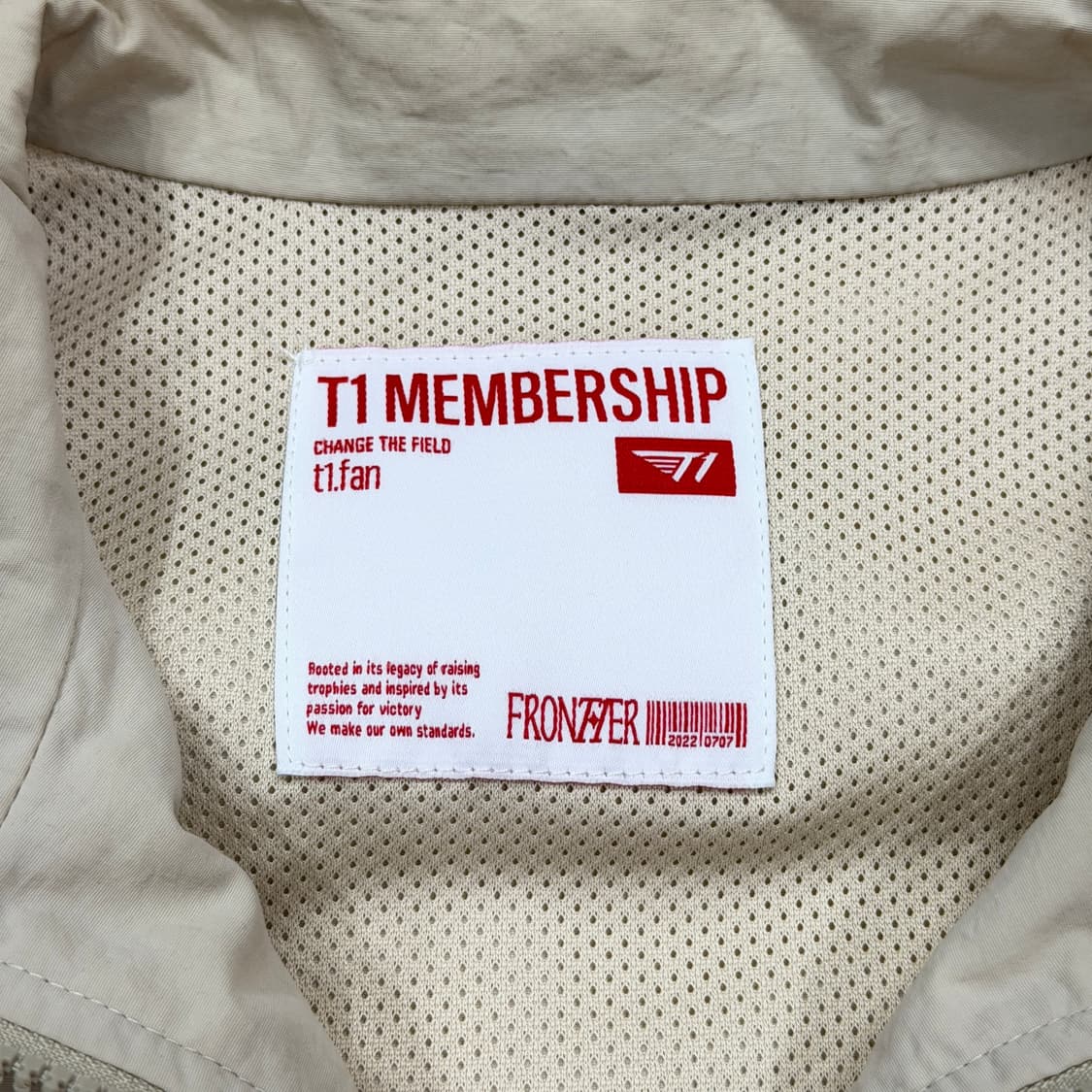 T1 멤버십 2022 윈드브레이커 바람막이 자켓 L 상품이미지4
