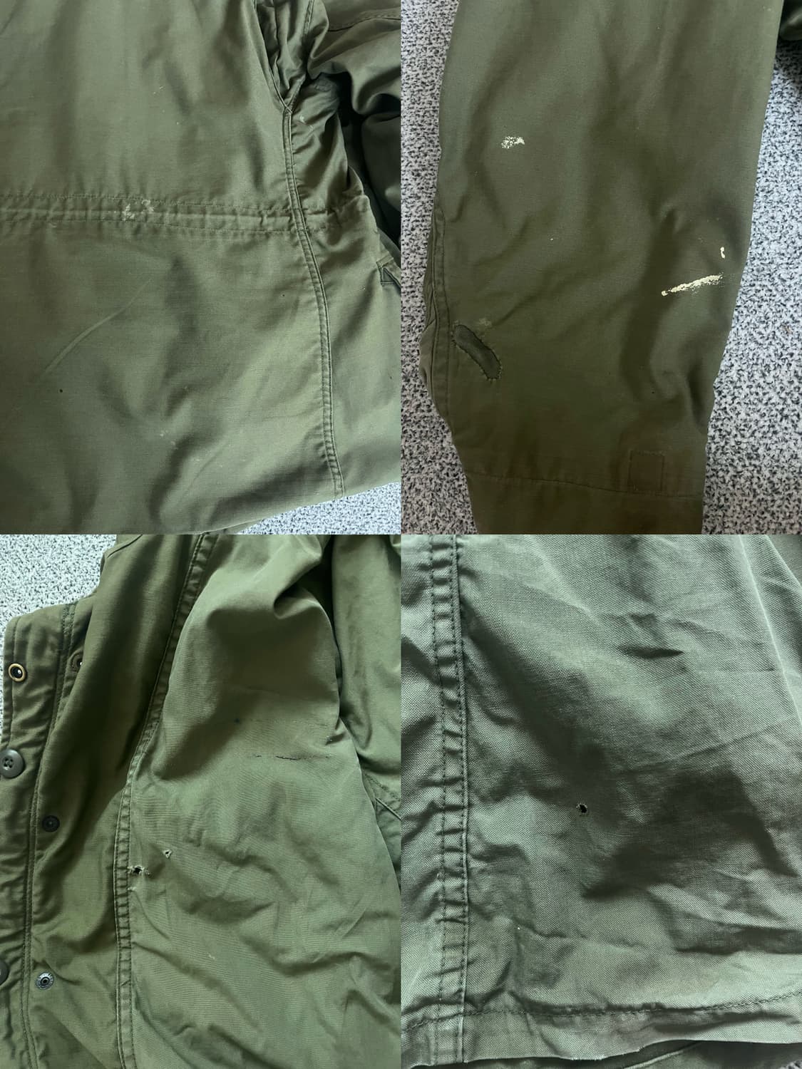 1967 USA 오리지널 M-65 필드 자켓 2세대 M-R 상품이미지10