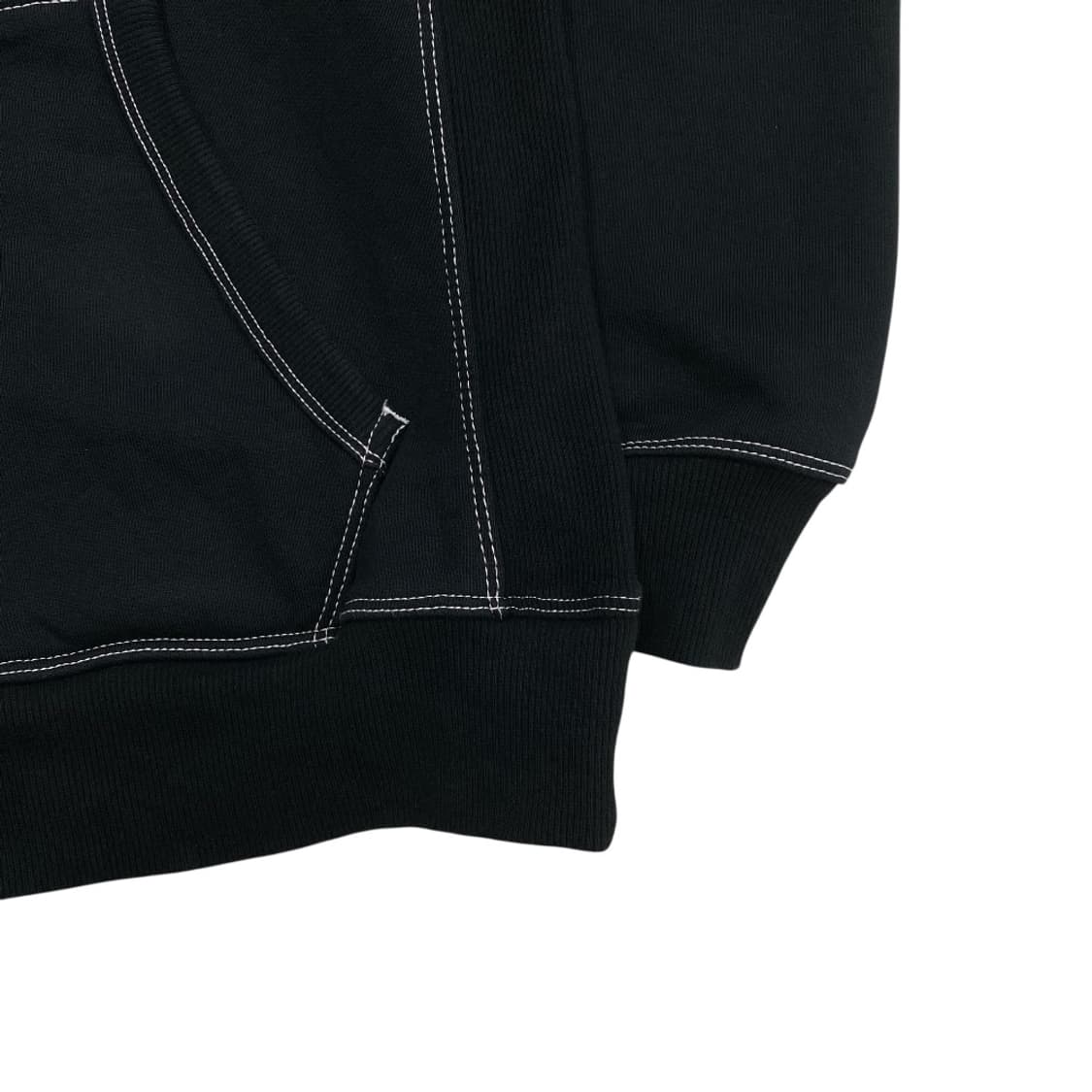 컨버스 스티치 블랙 후드 L 상품이미지5