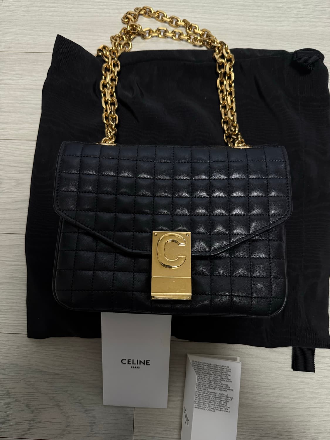 셀린느 c로고 퀼팅 체인백 상품이미지2
